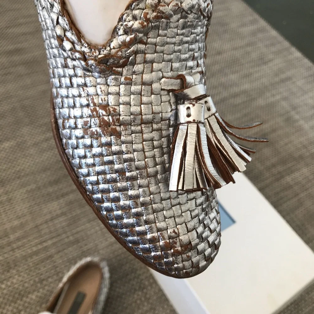 PRADA Silver Loafers - Picture 13 of 14